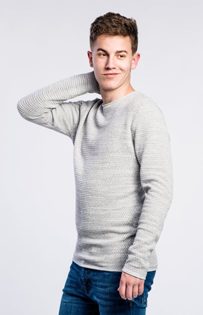 Playera Tipo Polo Caballero #4001